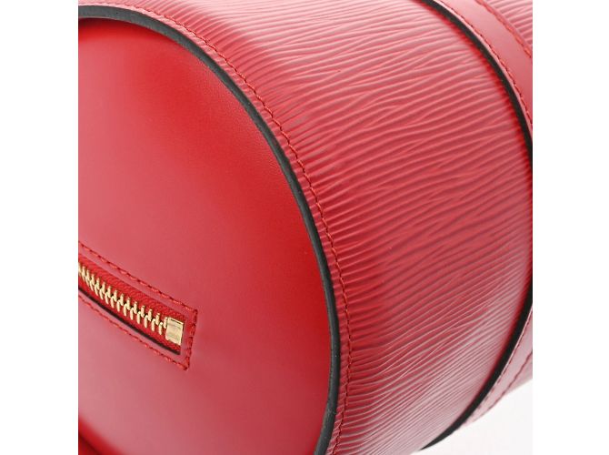 Borsa Louis Vuitton Epi Soufflot in rosso castigliano - vista 9