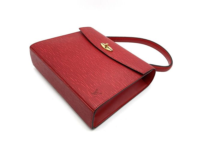 Sac à main Louis Vuitton Malesherbes Rouge - vue 3