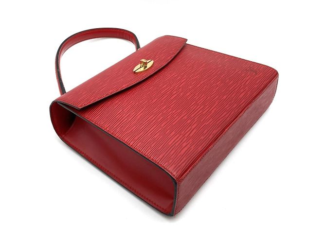 Sac à main Louis Vuitton Malesherbes Rouge - vue 4