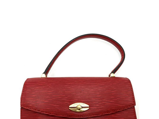 Sac à main Louis Vuitton Malesherbes Rouge - vue 5