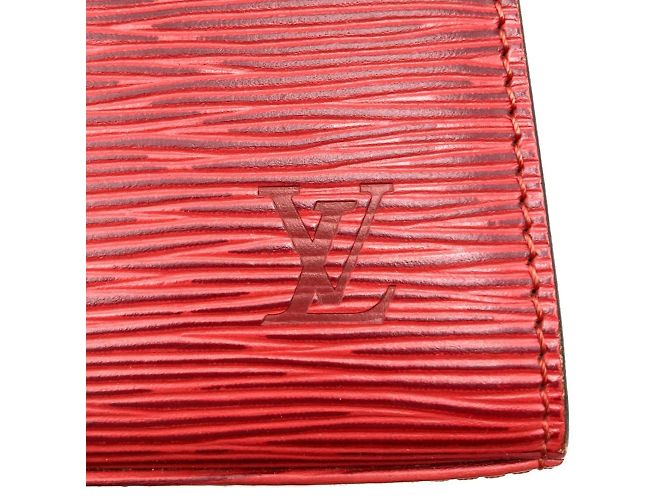 Sac à main Louis Vuitton Malesherbes Rouge - vue 9