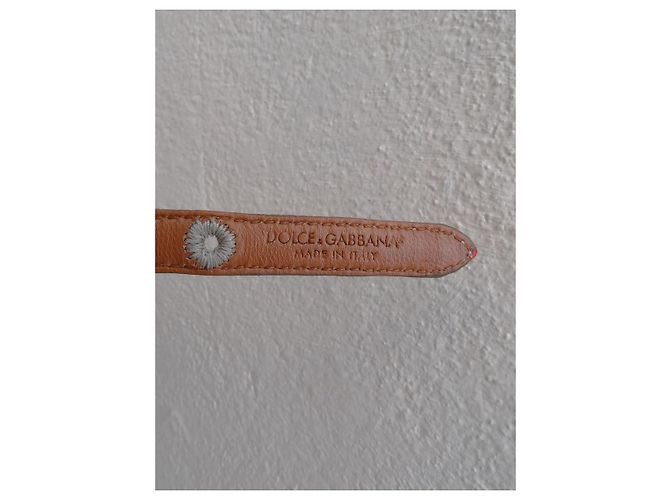 Dolce & Gabbana Gürtel Leder Kette Stoff Mehrfarbig Mehrfarben - Ansicht 7
