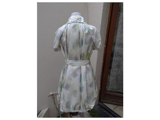 Abrigo oversize Burberry Prorsum de algodón y seda Multicolor - vista 8