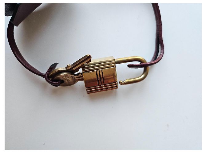 Hermès Kelly 32 Vintage Handtasche 1965 Rot / Braun authentisch Dunkelbraun - Ansicht 14