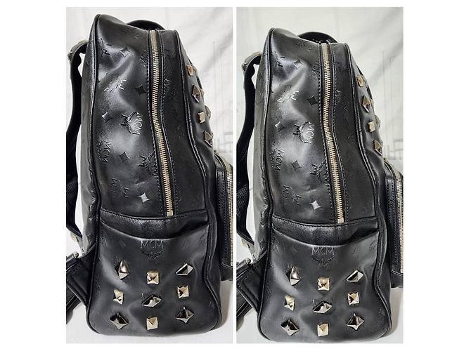 MCM Honshu Tantris Zaino con Borchie Nero - vista 15
