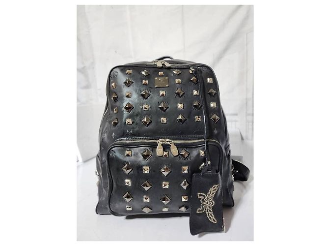 MCM Honshu Tantris Zaino con Borchie Nero - vista 4