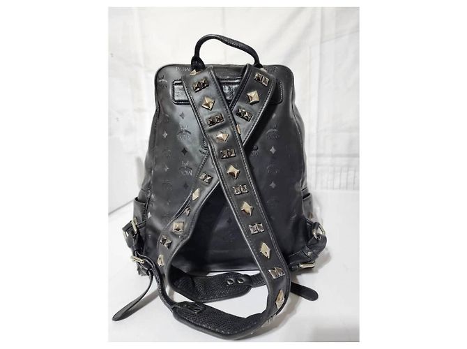 MCM Honshu Tantris Zaino con Borchie Nero - vista 5