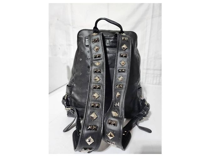 MCM Honshu Tantris Zaino con Borchie Nero - vista 8
