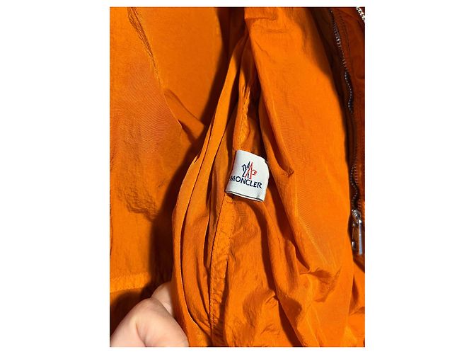Moncler Flacher Jacke Orange Polyamid Herren - Ansicht 3