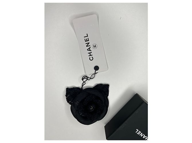 CHANEL CAMELIA TWEED NERO CLASSICO, NUOVO - vista 11
