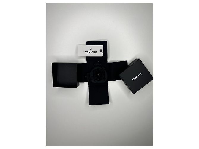 CHANEL CAMELIA TWEED NERO CLASSICO, NUOVO - vista 8
