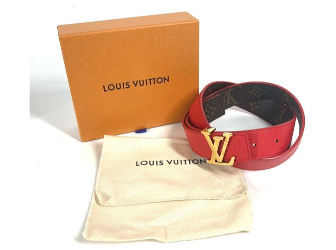 Cintura Monogram Louis Vuitton Marrone Rosso - vista 5