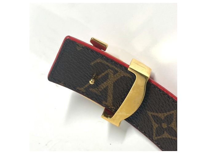 Cintura Monogram Louis Vuitton Marrone Rosso - vista 6