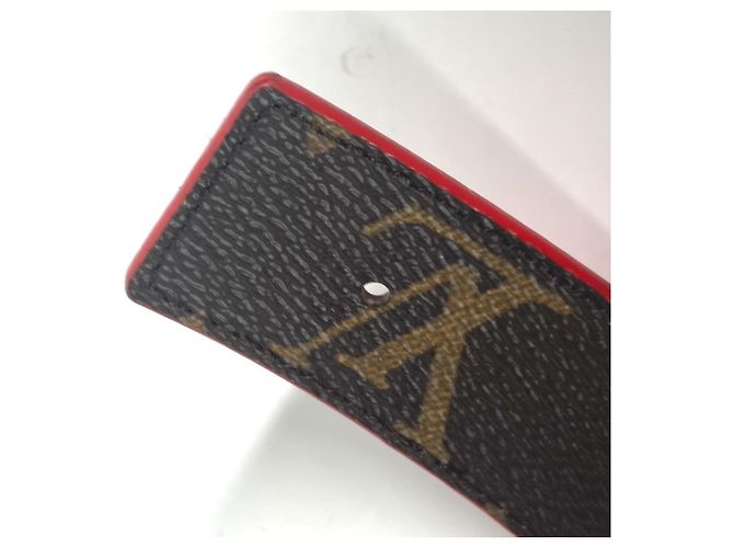 Cintura Monogram Louis Vuitton Marrone Rosso - vista 9