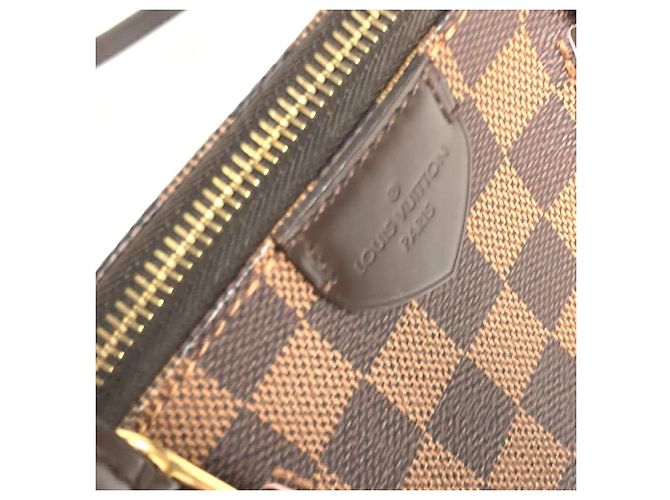 Borsa Louis Vuitton Damier Kaisa PM Marrone Rosa - vista 11