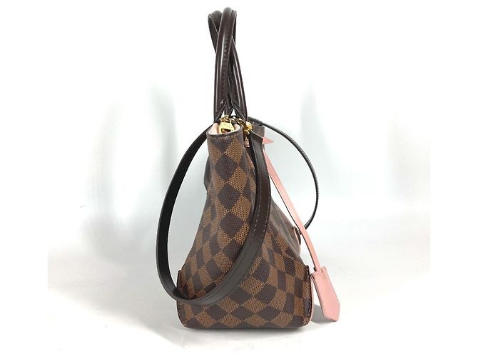 Borsa Louis Vuitton Damier Kaisa PM Marrone Rosa - vista 2