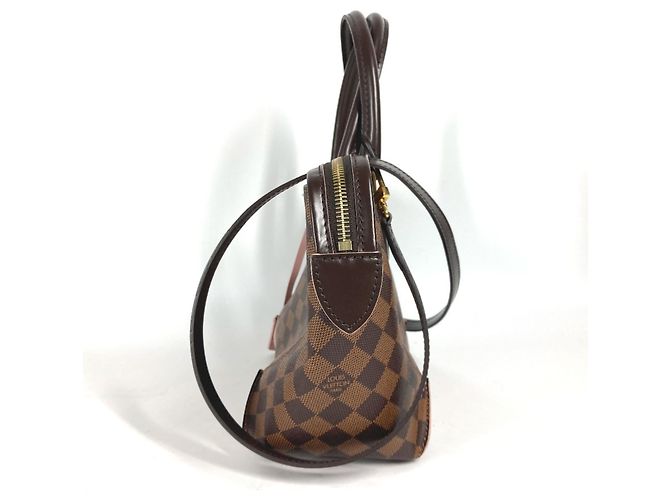 Borsa Louis Vuitton Damier Kaisa PM Marrone Rosa - vista 3