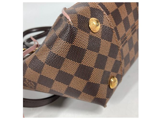 Borsa Louis Vuitton Damier Kaisa PM Marrone Rosa - vista 6