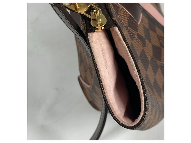 Borsa Louis Vuitton Damier Kaisa PM Marrone Rosa - vista 9