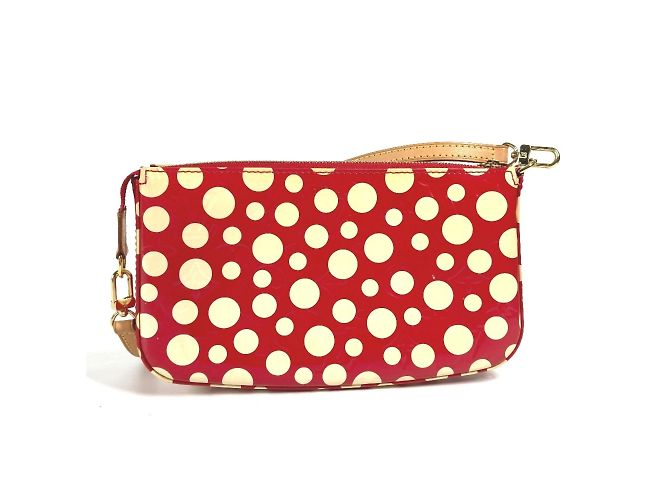 Pochette Dot Infinity Vernis Yayoi Kusama di Louis Vuitton Bianco Rosso - vista 2