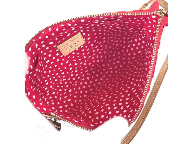 Pochette Dot Infinity Vernis Yayoi Kusama di Louis Vuitton Bianco Rosso - vista 4