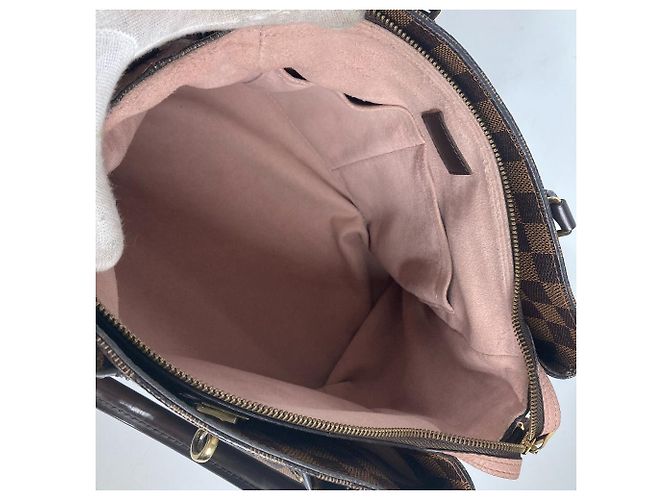 Louis Vuitton Damier Normandy Schultertasche Braun Pink Damier ebene - Ansicht 12