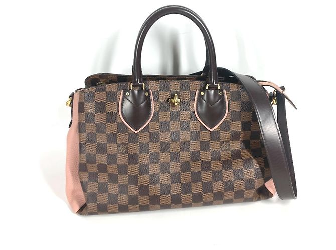 Louis Vuitton Damier Normandy Schultertasche Braun Pink Damier ebene - Ansicht 2