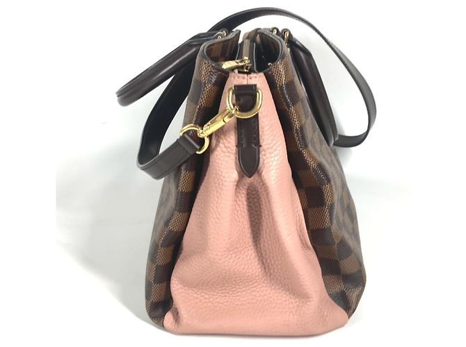 Louis Vuitton Damier Normandy Schultertasche Braun Pink Damier ebene - Ansicht 3