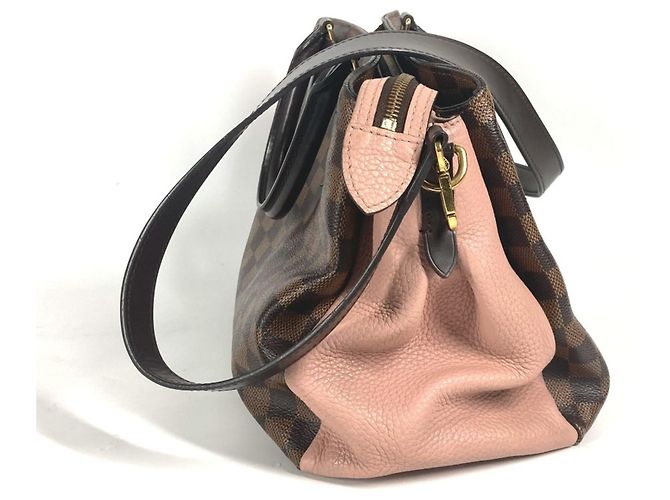 Louis Vuitton Damier Normandy Schultertasche Braun Pink Damier ebene - Ansicht 4
