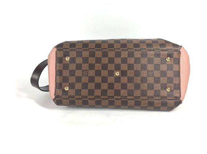 Louis Vuitton Damier Normandy Schultertasche Braun Pink Damier ebene - Ansicht 5