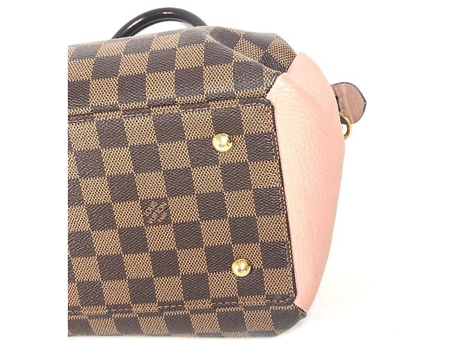 Louis Vuitton Damier Normandy Schultertasche Braun Pink Damier ebene - Ansicht 6