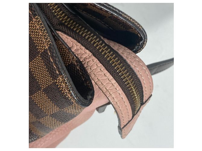 Louis Vuitton Damier Normandy Schultertasche Braun Pink Damier ebene - Ansicht 8
