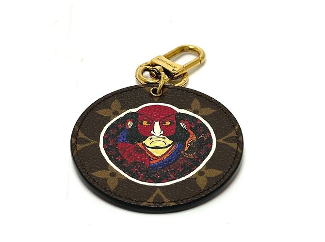 Portachiavi Kabuki Illustre Yamakansai Monogramma Louis Vuitton Marrone - vista 3