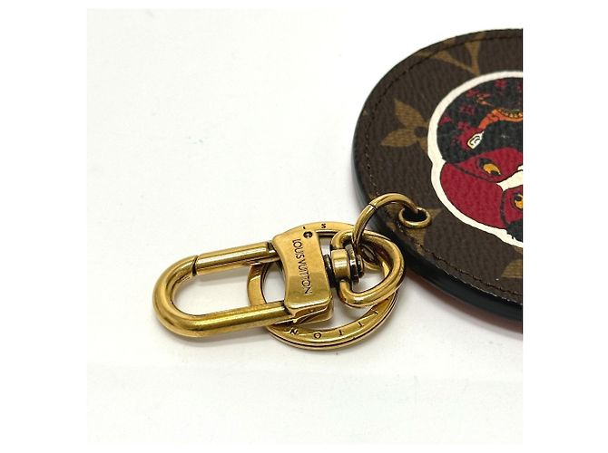 Portachiavi Kabuki Illustre Yamakansai Monogramma Louis Vuitton Marrone - vista 4