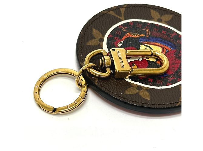 Portachiavi Kabuki Illustre Yamakansai Monogramma Louis Vuitton Marrone - vista 5