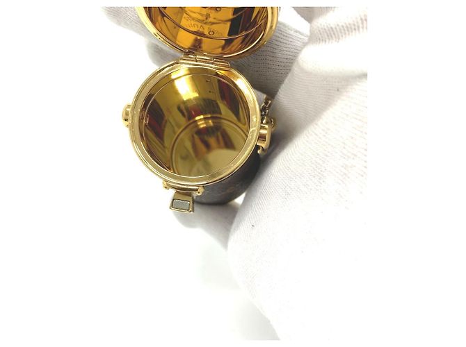 Borsa a spalla con monogramma Louis Vuitton Marrone D'oro - vista 12