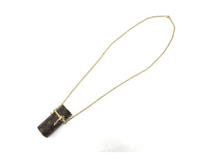 Borsa a spalla con monogramma Louis Vuitton Marrone D'oro - vista 2
