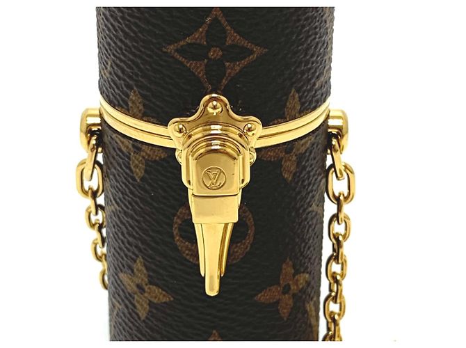 Borsa a spalla con monogramma Louis Vuitton Marrone D'oro - vista 5