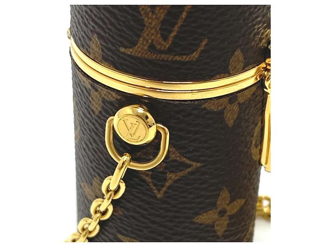 Borsa a spalla con monogramma Louis Vuitton Marrone D'oro - vista 6