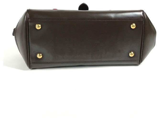 Borsa Louis Vuitton Damier Knightsbridge Marrone Damier ebene - vista 4