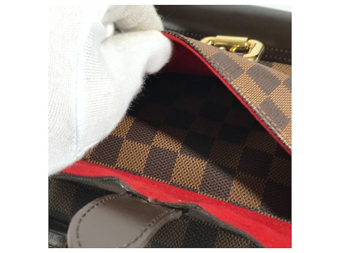 Borsa Louis Vuitton Damier Knightsbridge Marrone Damier ebene - vista 7