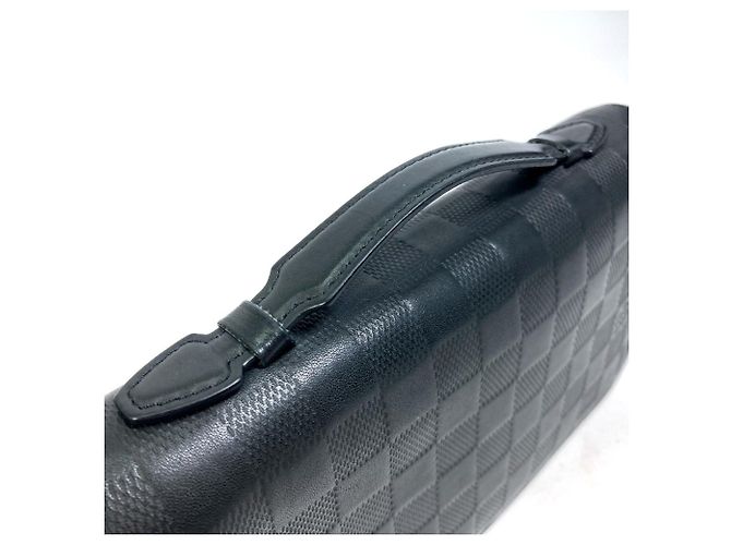 Borsa Clutch Zippy XL Damier Infini Louis Vuitton Nero - vista 5
