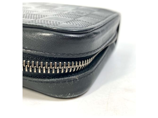 Borsa Clutch Zippy XL Damier Infini Louis Vuitton Nero - vista 9