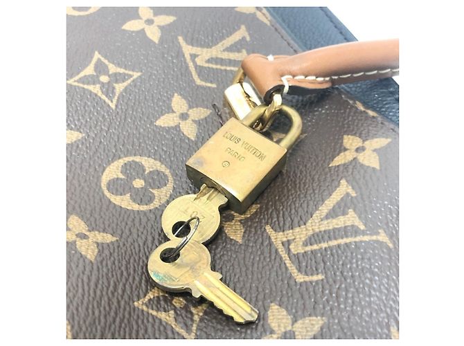 Borsa a Spalla Pallas Monogram Louis Vuitton Marrone Nero - vista 10