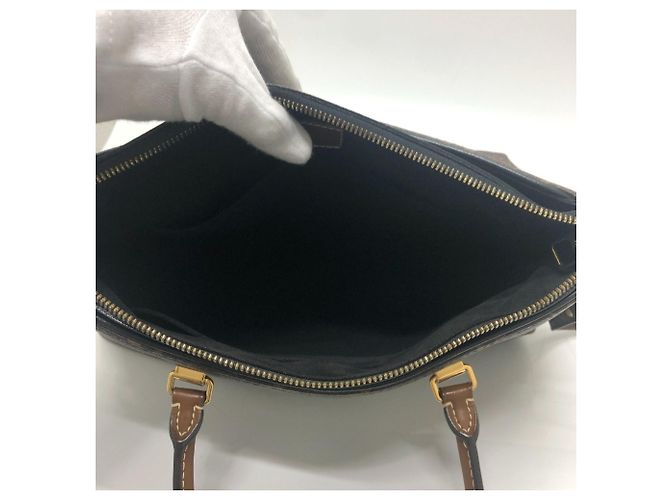 Borsa a Spalla Pallas Monogram Louis Vuitton Marrone Nero - vista 12