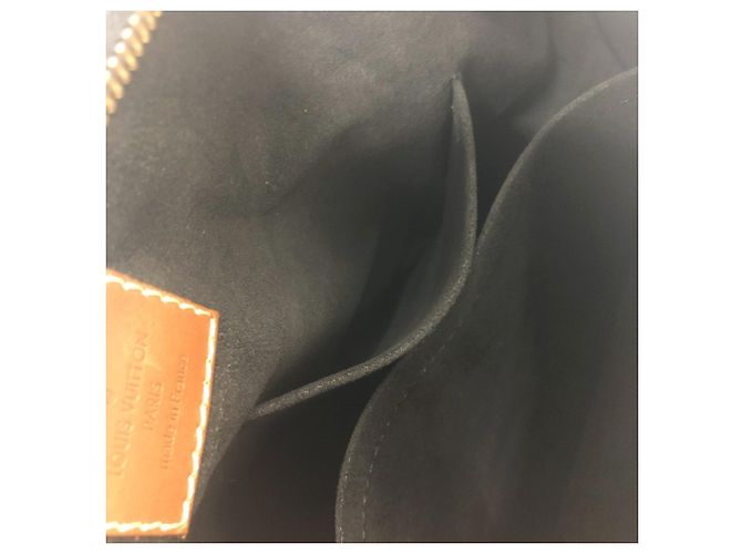 Borsa a Spalla Pallas Monogram Louis Vuitton Marrone Nero - vista 15