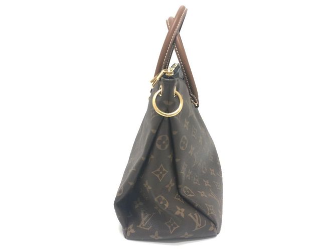 Borsa a Spalla Pallas Monogram Louis Vuitton Marrone Nero - vista 2