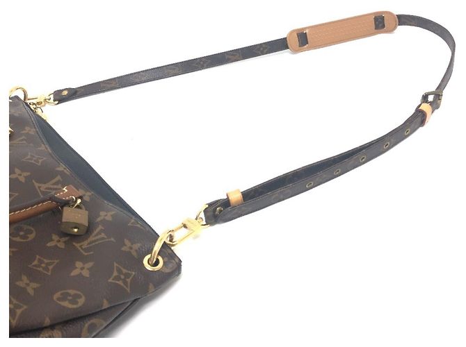 Borsa a Spalla Pallas Monogram Louis Vuitton Marrone Nero - vista 7