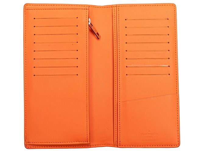 Cartera Brazza Aerogram Naranja Louis Vuitton - vista 5