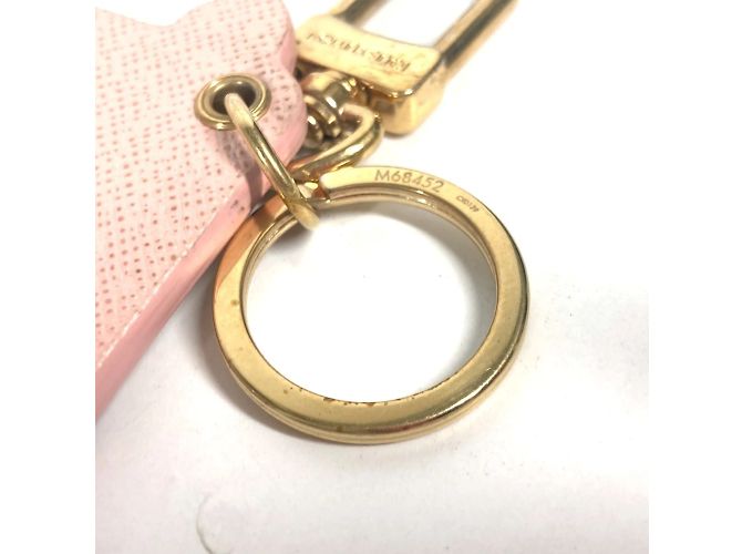 Louis Vuitton Portocle Fun Face Monogram Cat Bag Charm Keychain Pink - view 7